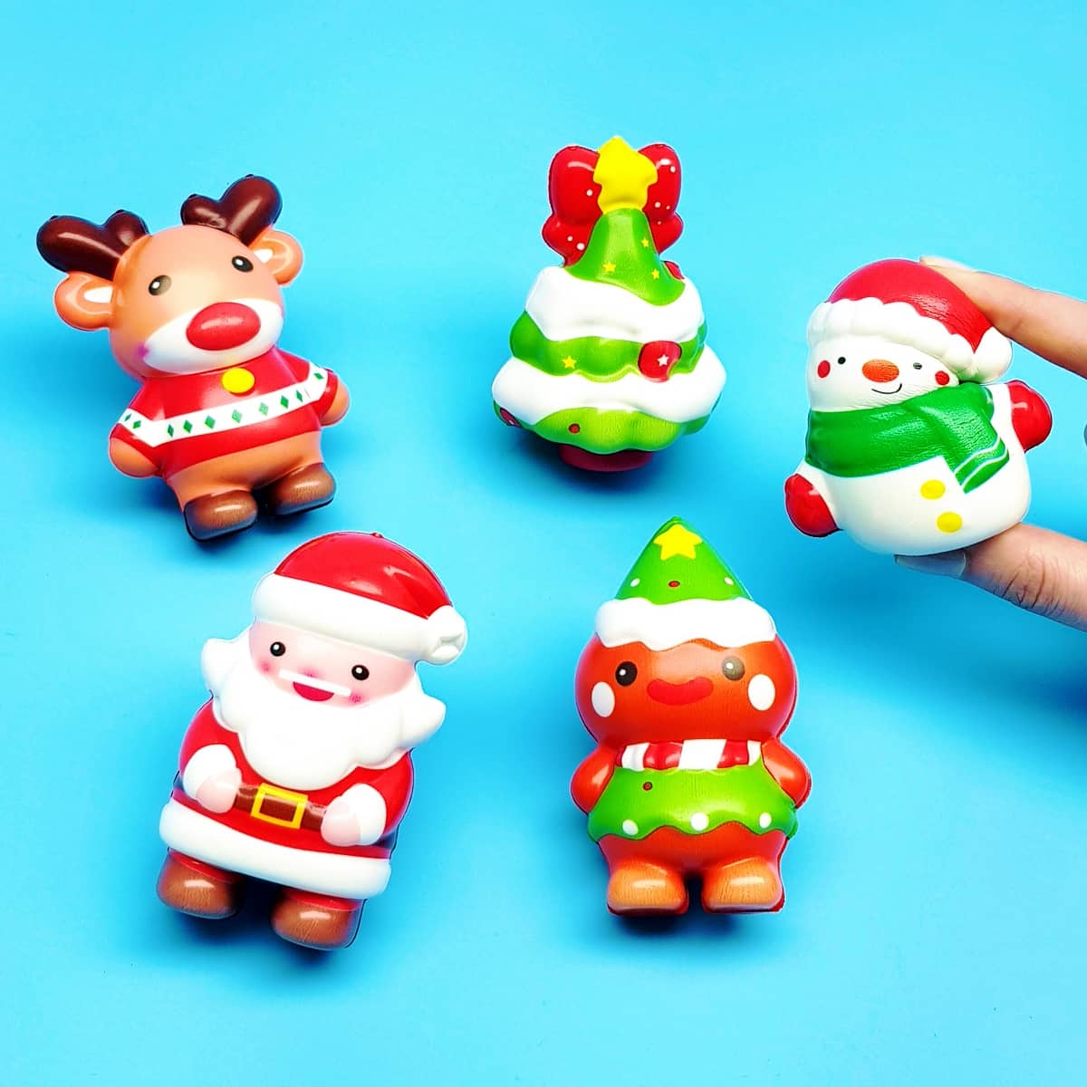 Weihnachtliche Antistress Figuren