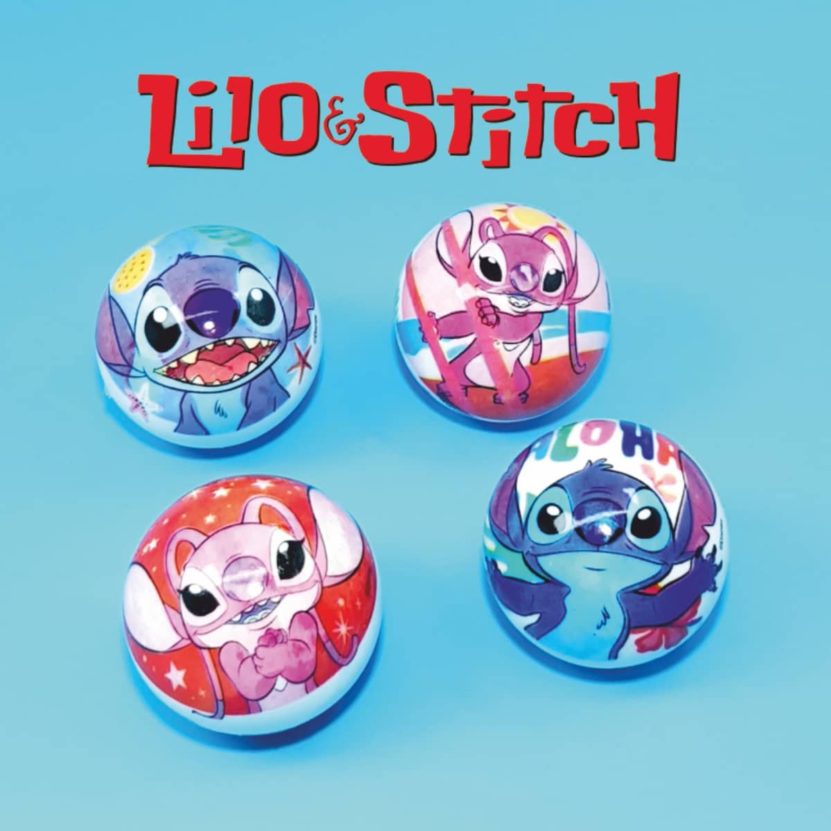 Spielbälle Lilo & Stitch Antistressbälle mit original Disney-Lizenz-Spielzeug