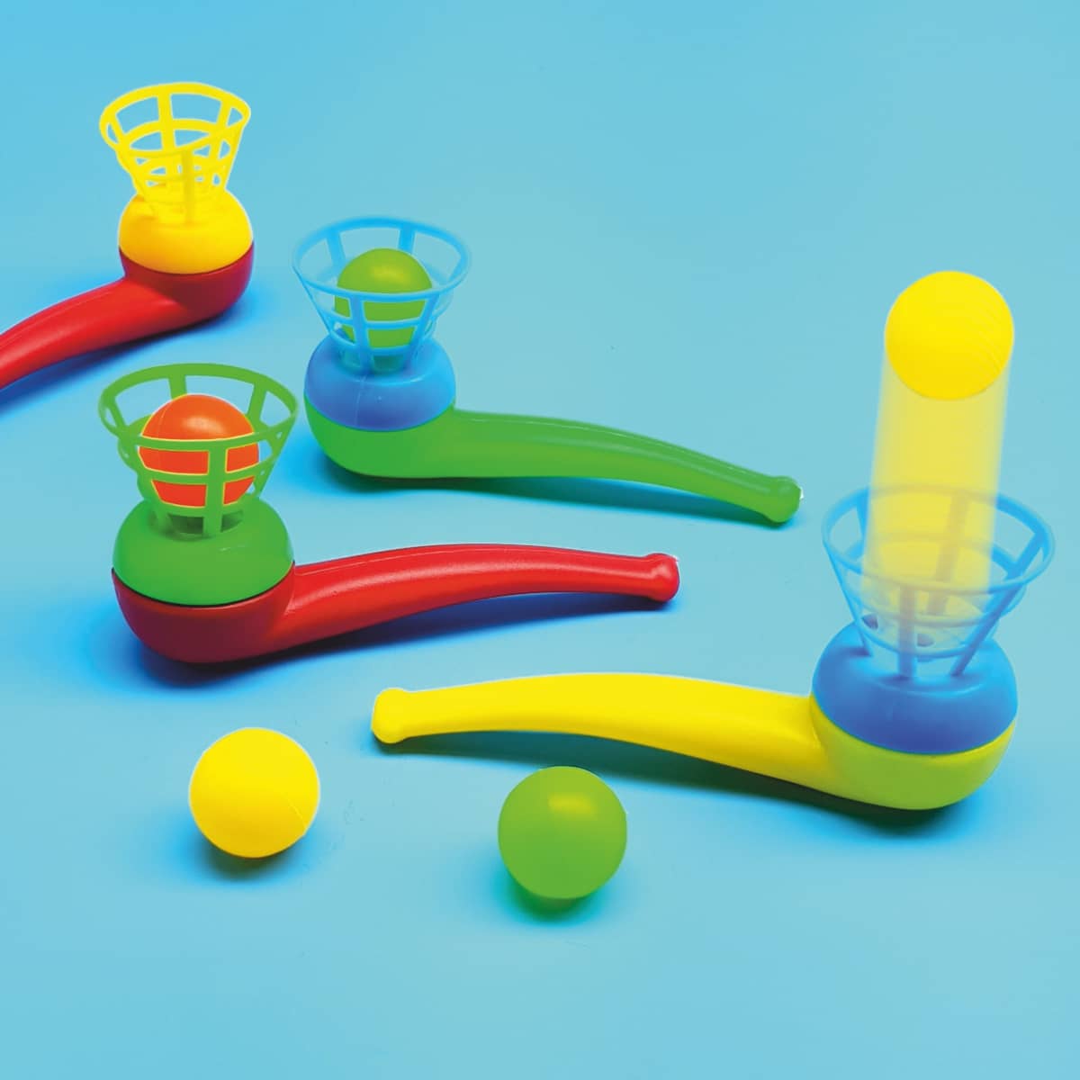 Pustespiel mit fliegendem Ball Geschicklichkeit