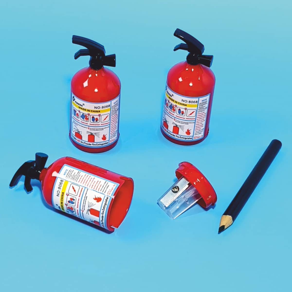 Spitzer Feuerlöscher Schreibwaren-Zubehör im Feuerlöscher-Design