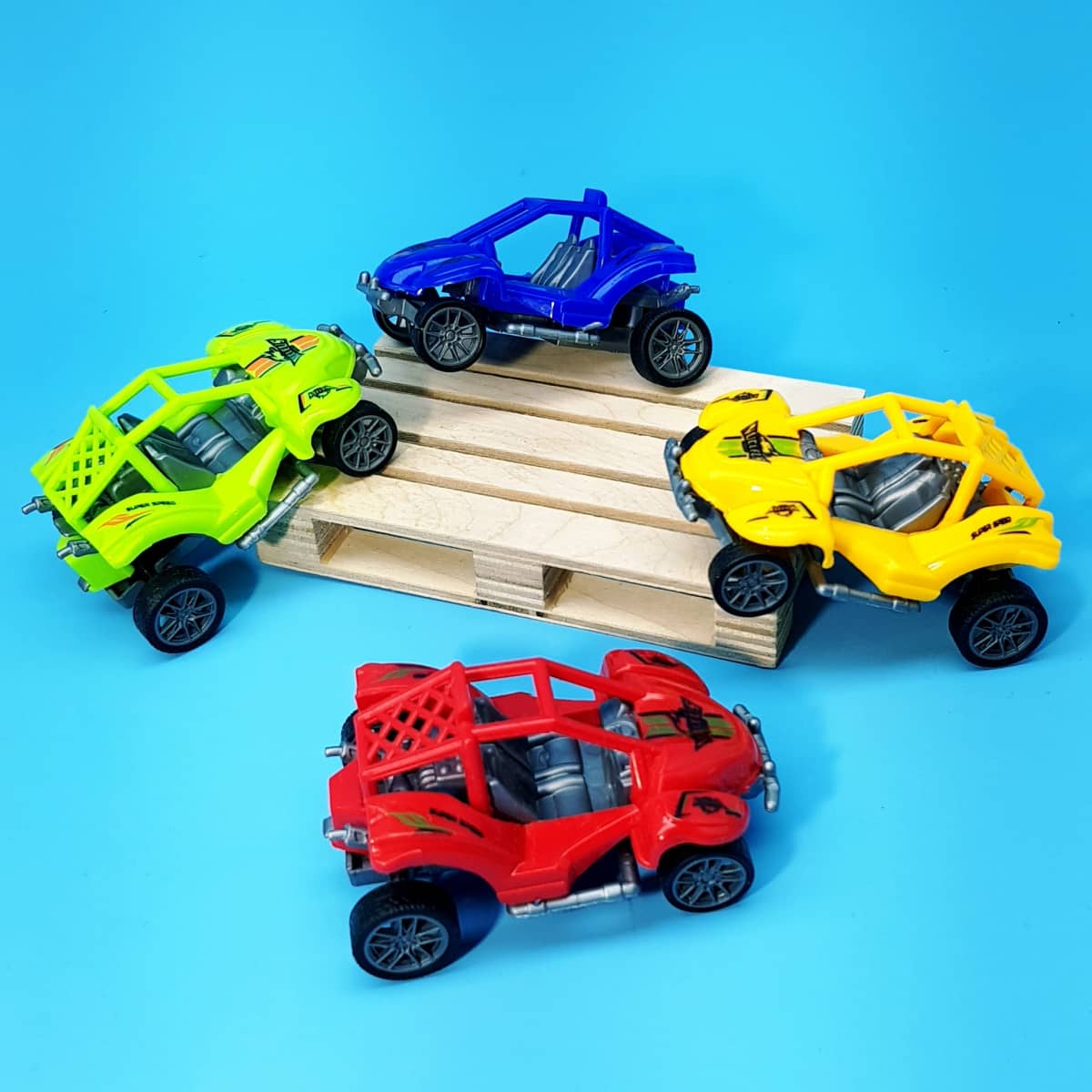 Bunte Wüsten Buggys Rückzug