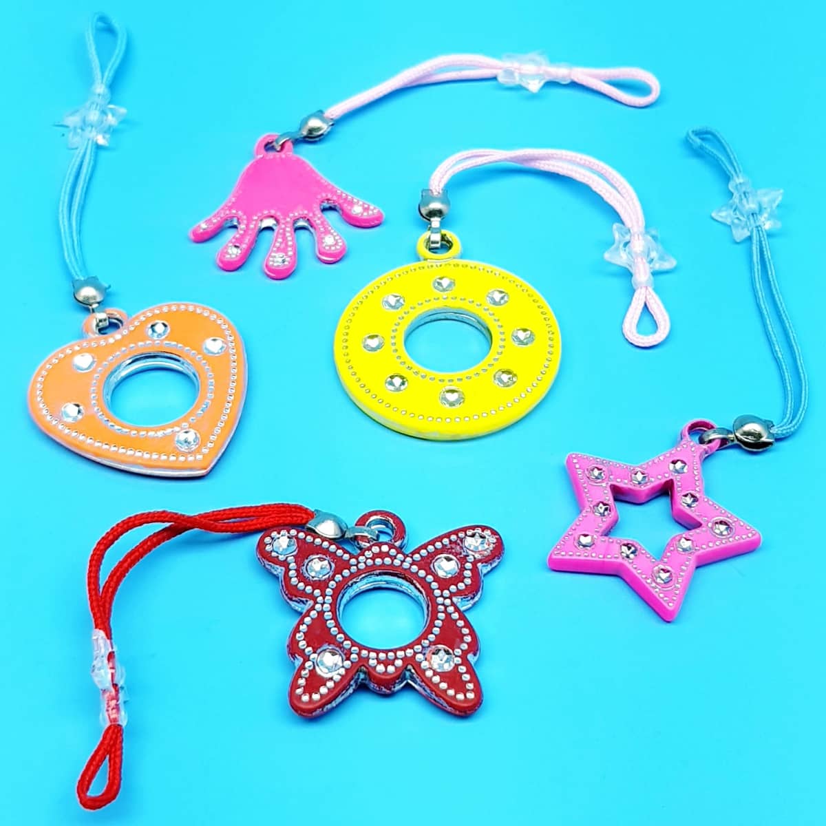 Bunte Glitzer-Anhänger