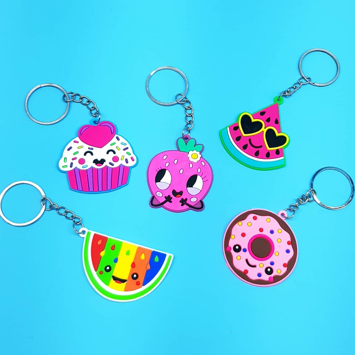 Schlüsselanhänger Sweety Nützliches Accessoire für den Alltag mit Candy- und Süßigkeitsmotiven