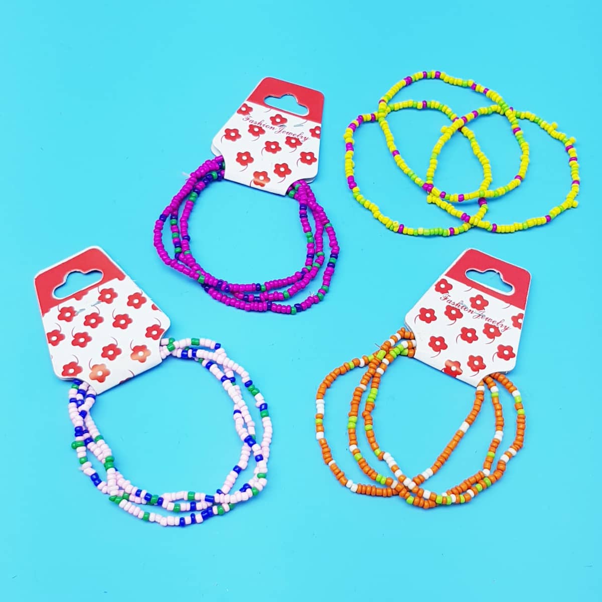 Armbänder 3er-Set Modeschmuck mit Perlen