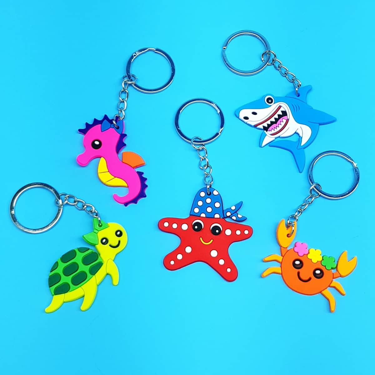 Schlüsselanhänger Sealife Nützliches Accessoire für den Alltag mit Meeres-Motiven