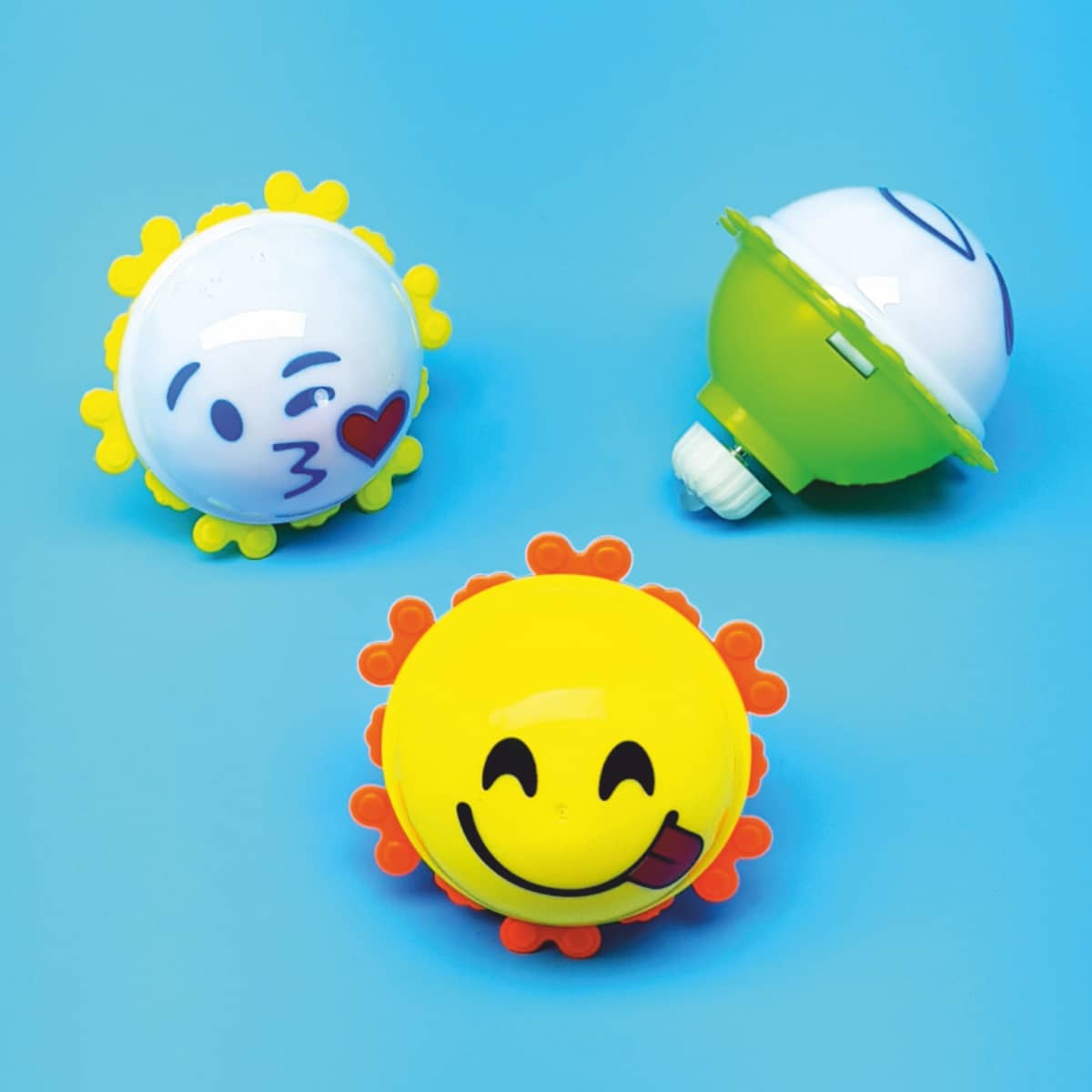 Leuchtende Smiley-Kreisel Leuchtende Smiley-Kreisel