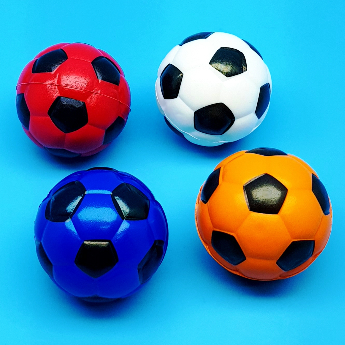 Bunte Softbälle Fußball klein