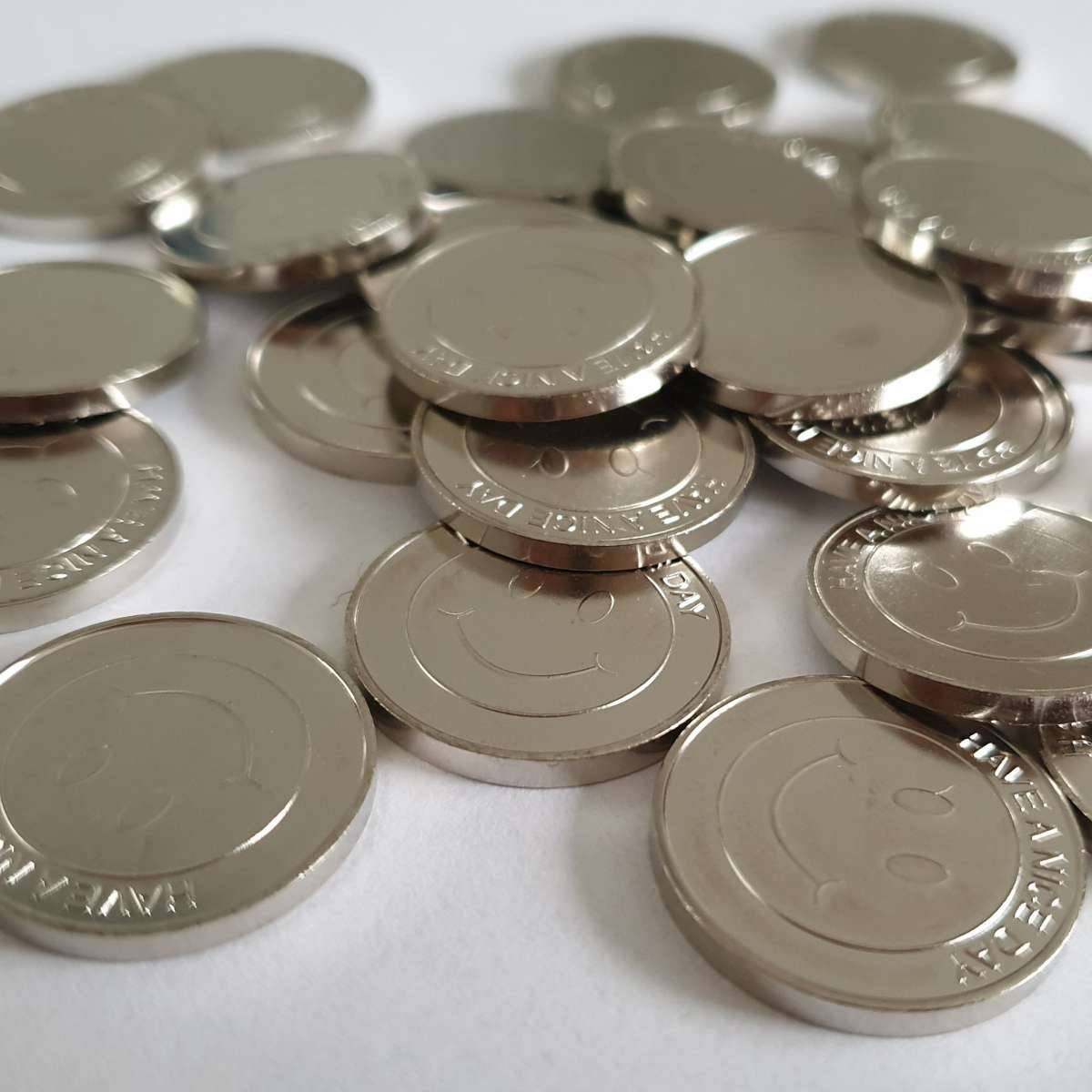 Metall-Marken-fuer-Spielzeugautomaten Automaten-Marken