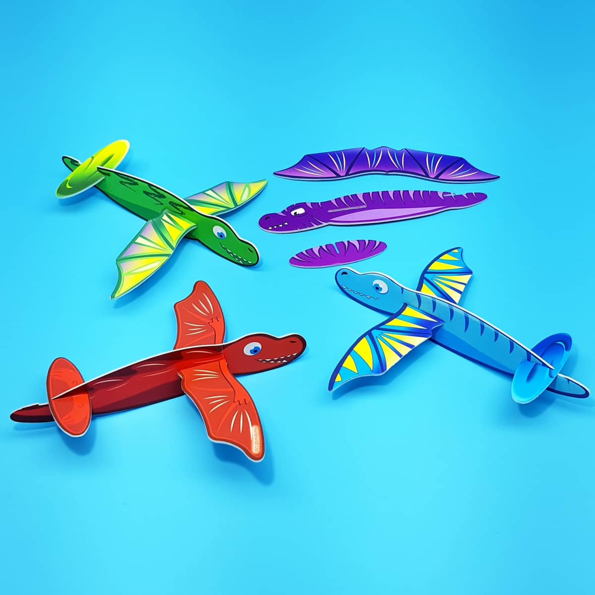 Flugsaurier als Puzzle zum selbst aufbauen