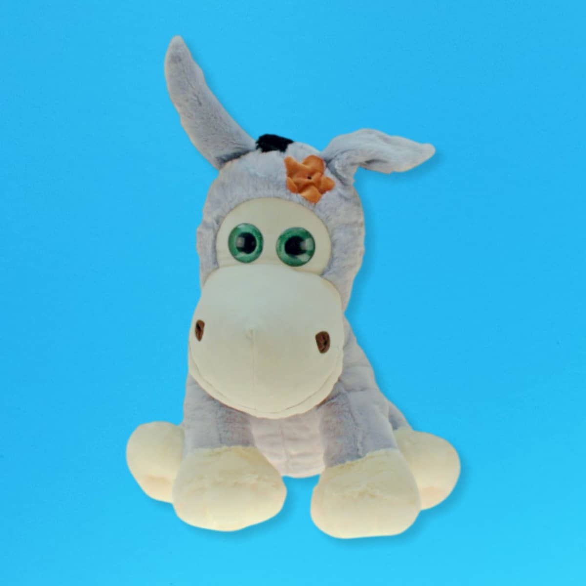 Plüsch-Esel Ella Bauernhof-Stofftier mit Glitzer-Augen