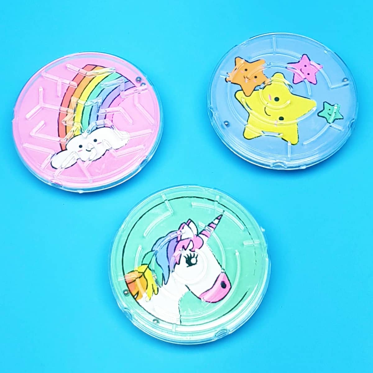 Einhorn Murmelspiel Pastell