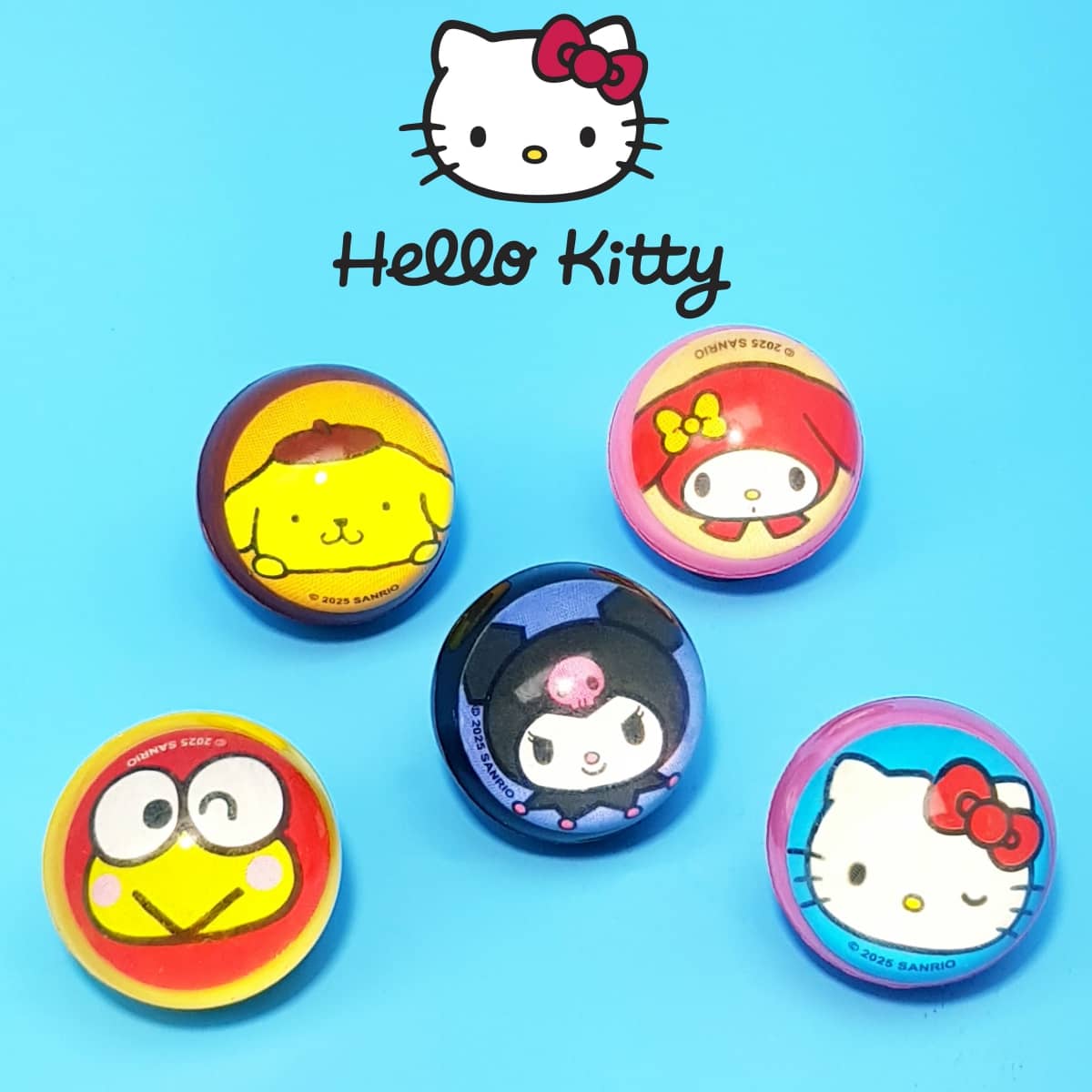 Hello-Kitty-Flummi als Kinder-Zugabeartikel