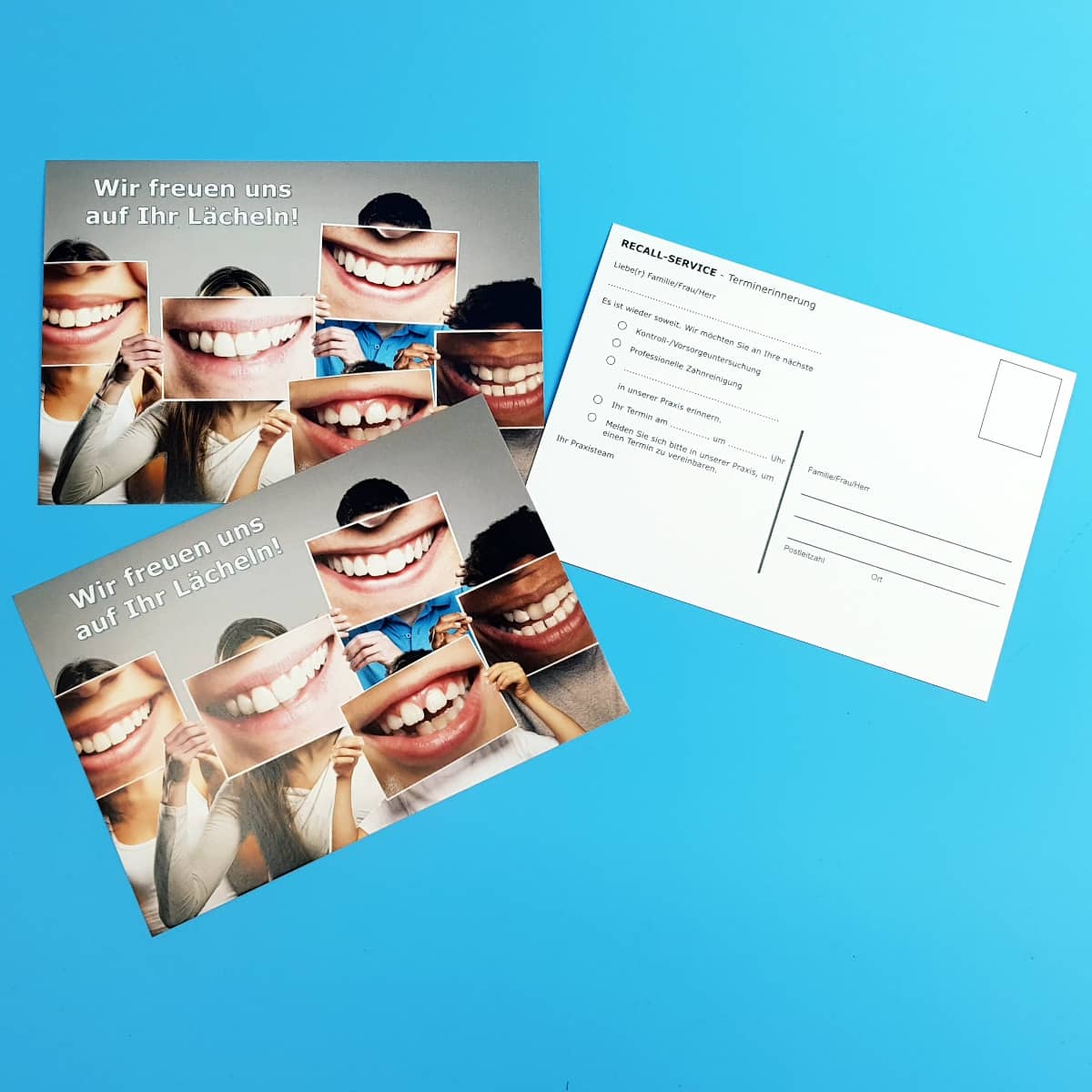 Terminerinnerung Postkarte Zahnarzt