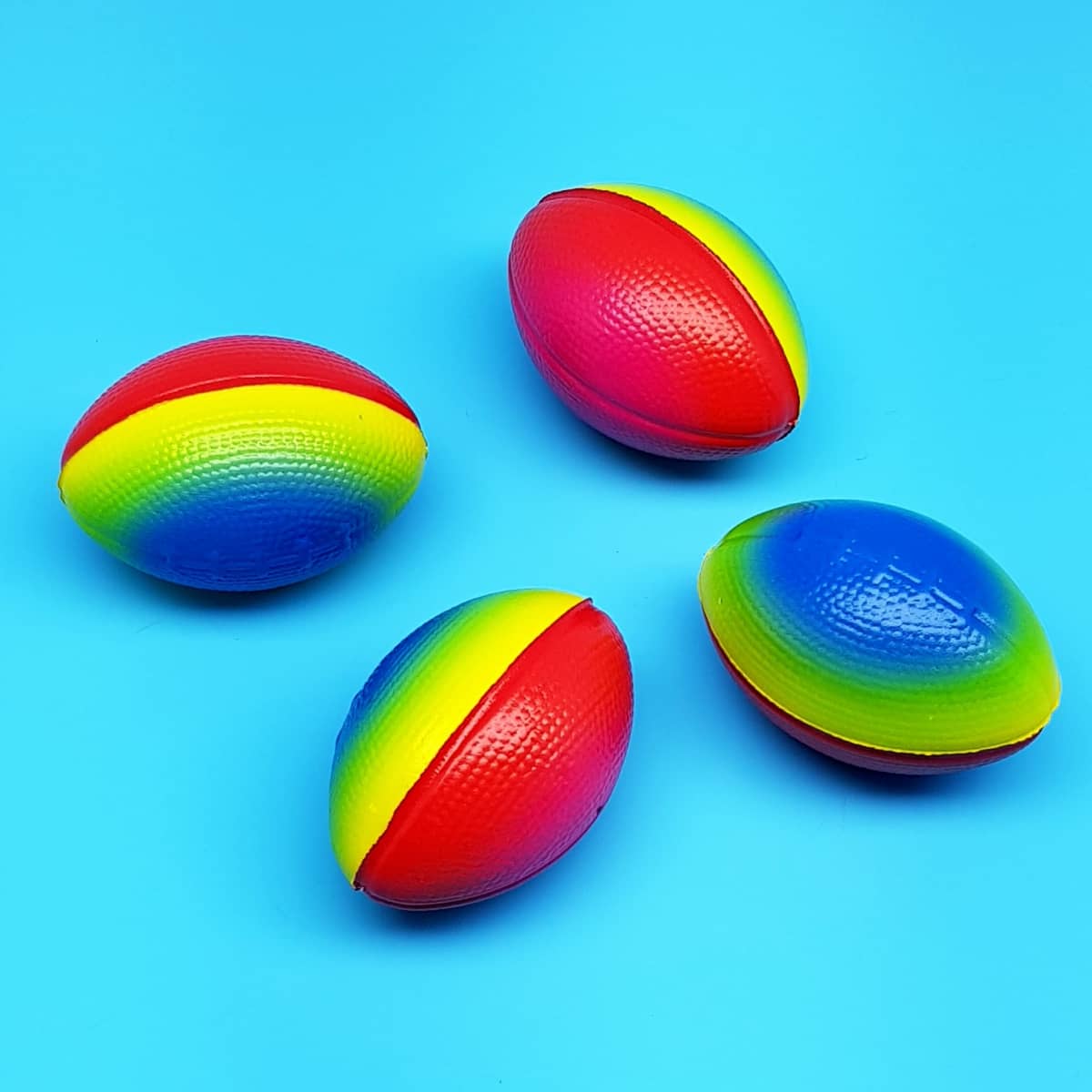 Rugby Bälle Regenbogen NFL-American-Football Wurfbälle in Rainbow-Optik Trendsportarten
