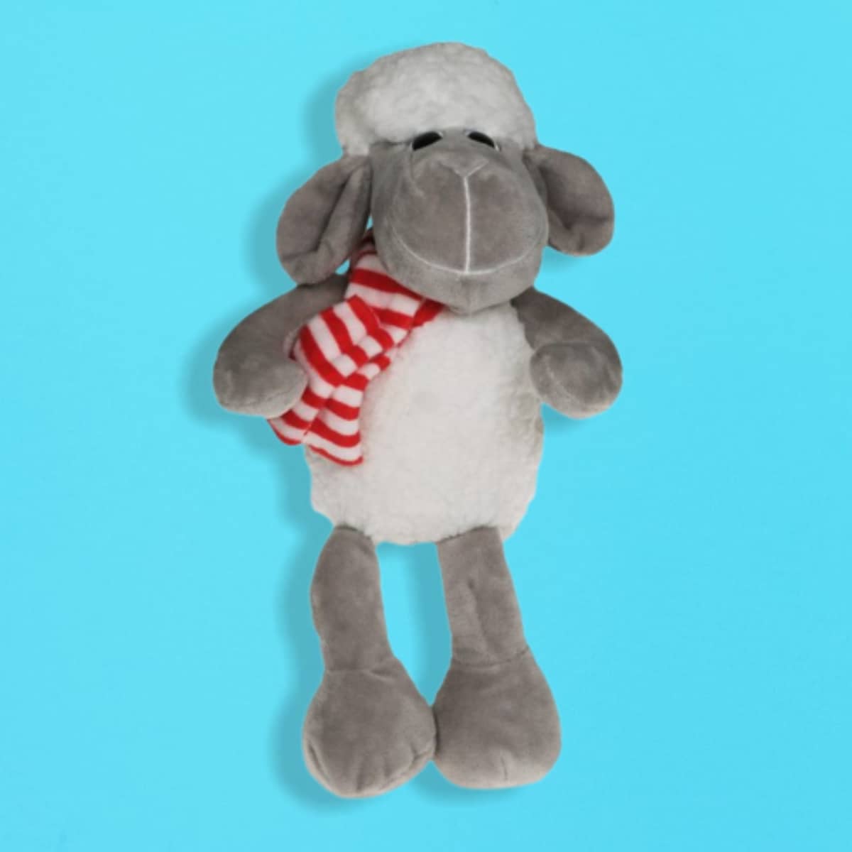 Plüsch-Schäfchen weiß Schaf-Kuscheltier für Babys und Kleinkinder