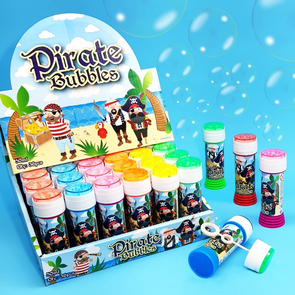 Pirat Seifenblasen mit Geduldspiel als Zugabeartikel